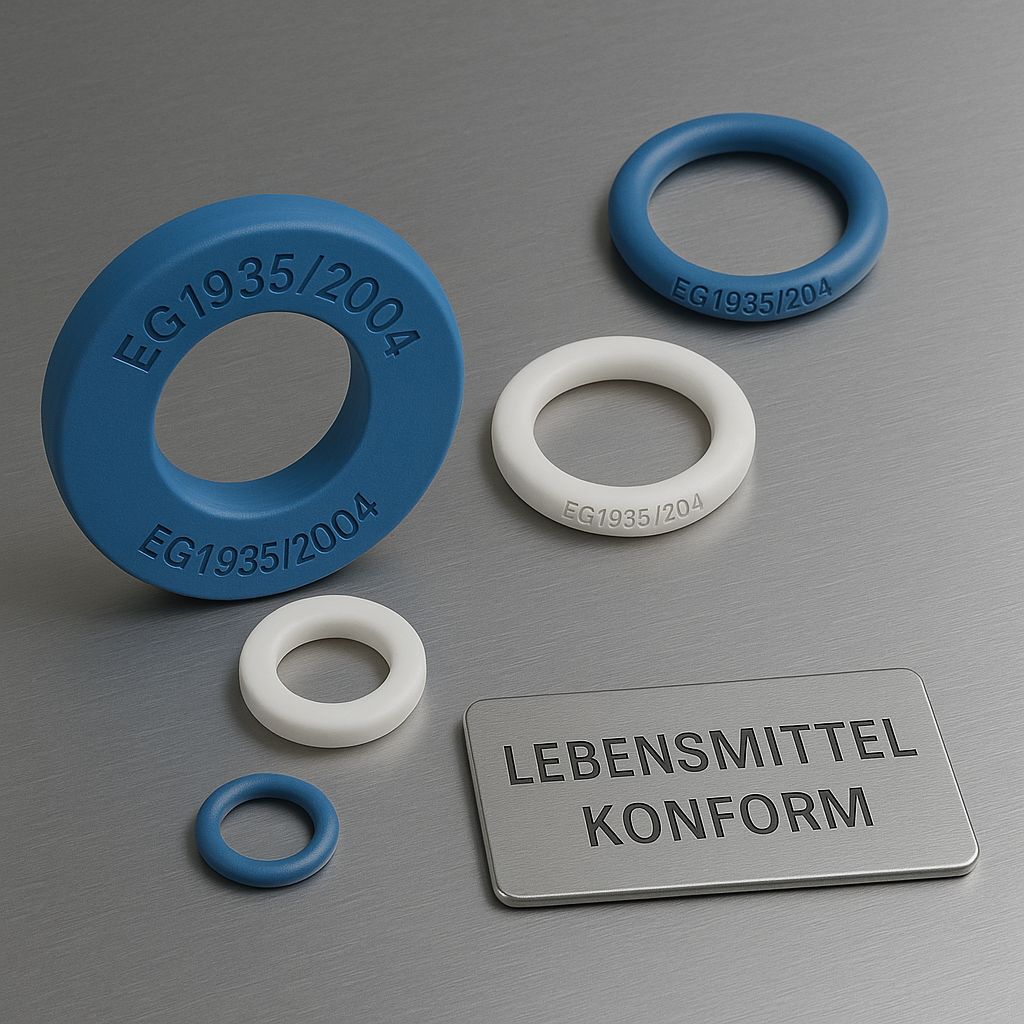 Lebensmittelkonforme Dichtungen nach EG Verordnung 1935/2004
