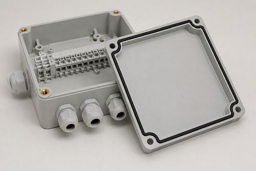 Verbaute Dichtung in einem Gehäuse zum erzielen einer bestimmten IP-Schutzart